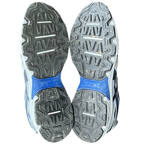 Asics Gel Venture 7 Shoes Mens 15 Gray Blue Performance Trail Running Sneakers - Picture 11 of 13